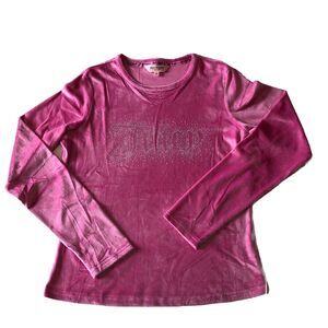 juicy couture womens lounge shirt sleepwear pink femme size large NWT